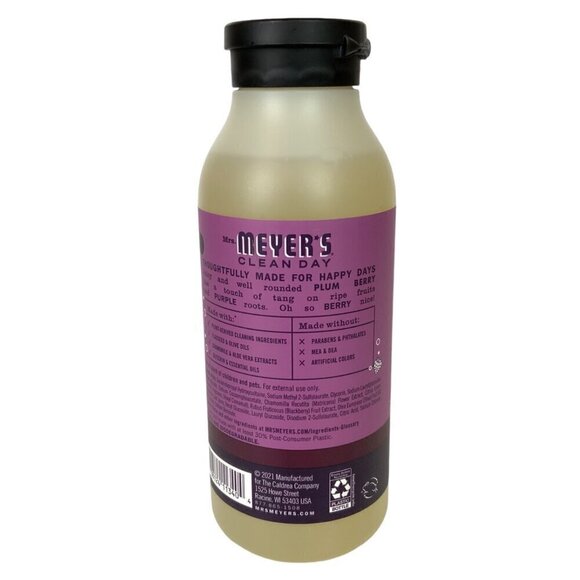 Mrs. Meyers Clean Day Plum Berry Aromatherapeutic Body Wash 16 Fl Oz - Picture 2 of 2